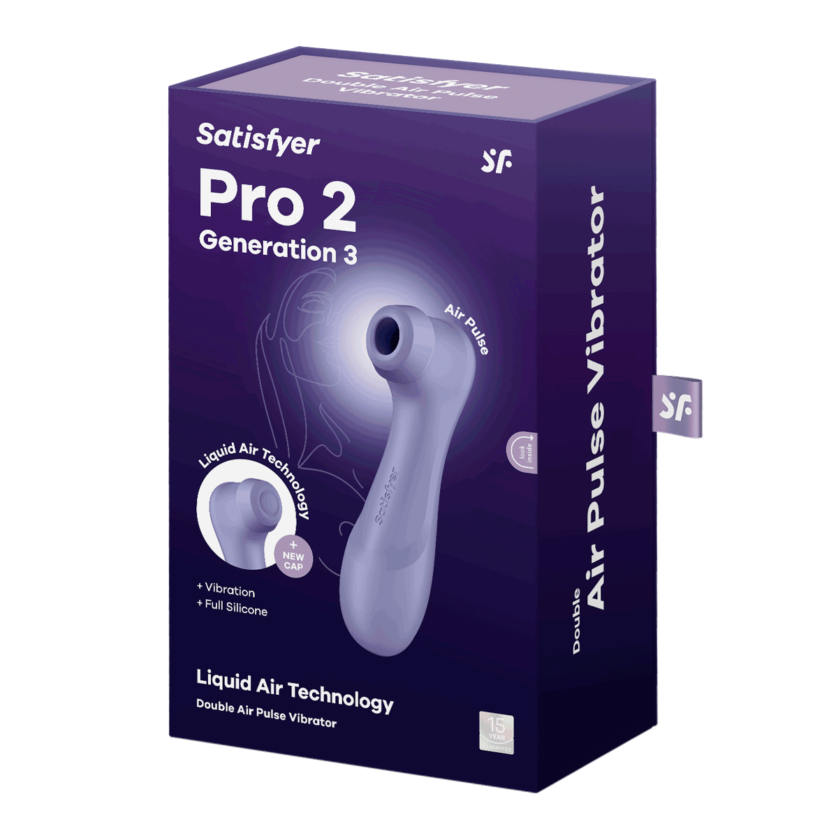 Satisfyer Pro 2 Gen 3 Clitoral Stimulator in Lilac > Sex Toys For Ladies > Air Pulsation