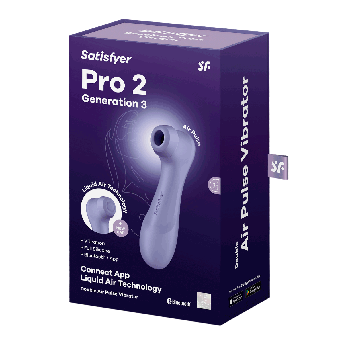 Satisfyer Pro 2 Gen 3 – App-Controlled Clitoral Stimulator > Sex Toys For Ladies > Air Pulsation