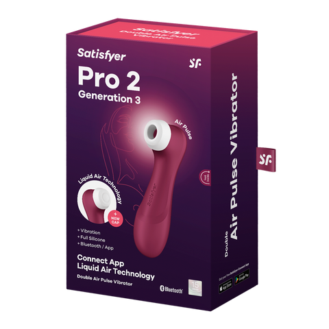 Satisfyer Pro 2 Gen 3 – App-Controlled Rechargeable Clitoral Stimulator > Sex Toys For Ladies > Air Pulsation