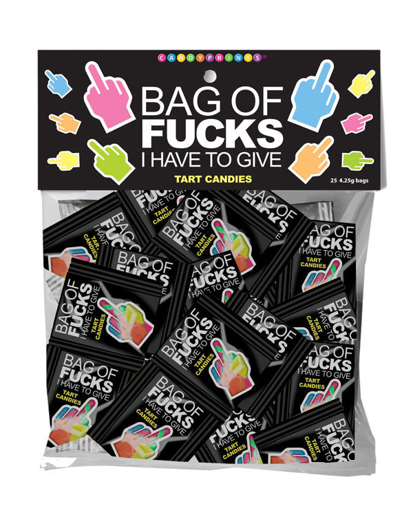 Bag of Fucks I Have to Give Bag of 25 Count > Novelties > Candy & Edible Items