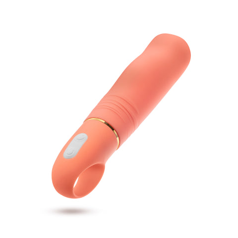 Aria Smokin' Af Coral 15.2 cm Vibrator Orange Vibrators - G Spot
