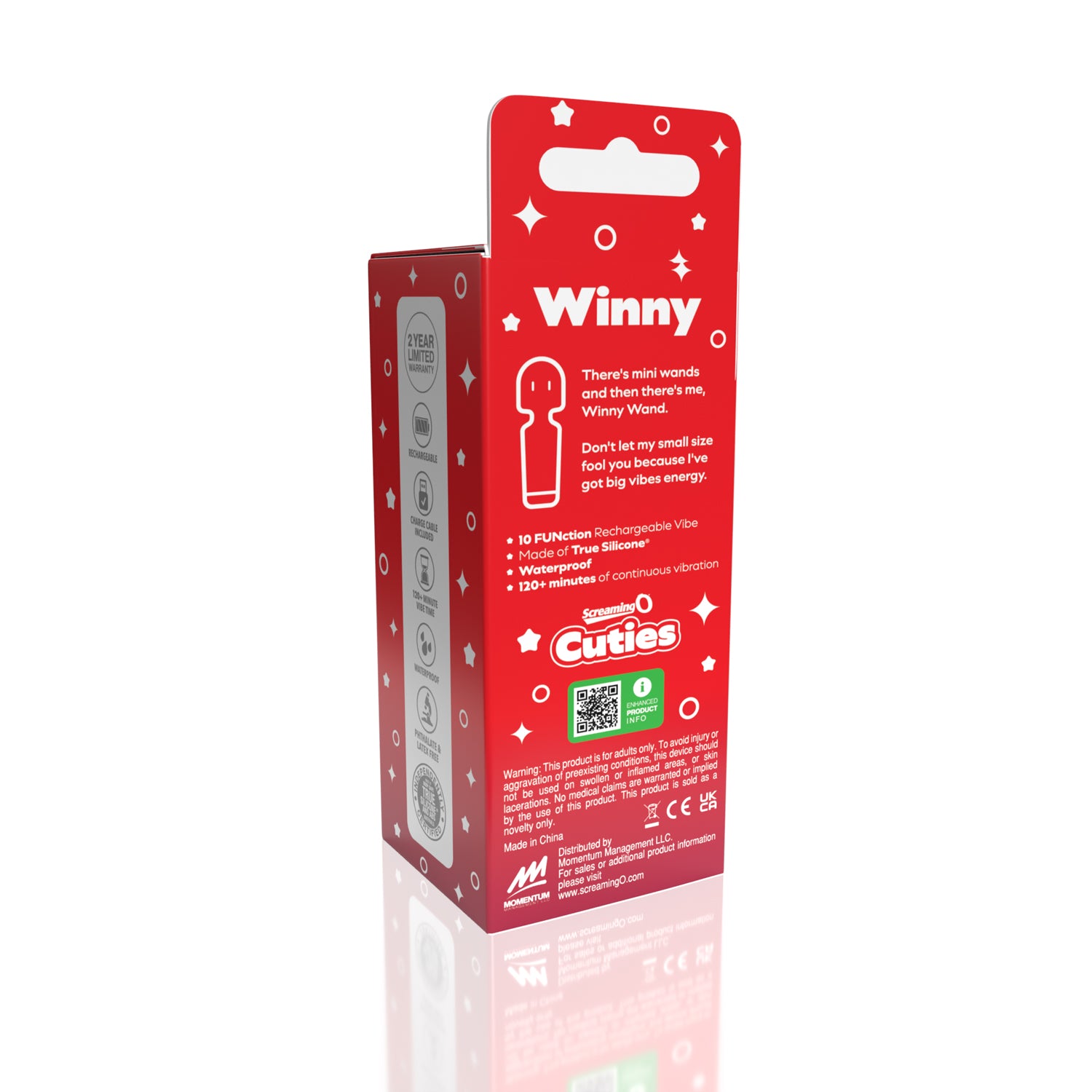Cuties - Winny Rechargeable Mini Wand (Sage Green) > Sex Toys > Mini Massagers