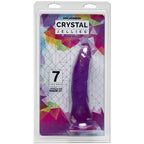 7 In Thin Dong Purple With Suction Cup Base Purple > Dildos > Slim Dildos
