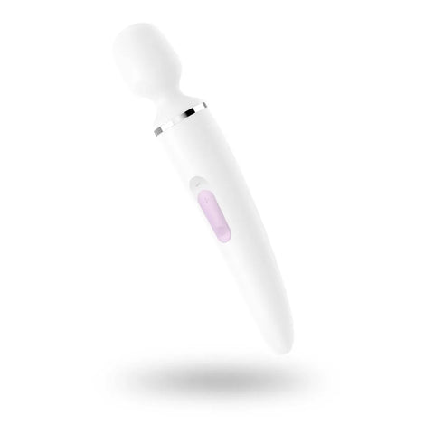 Satisfyer Wand-er Woman Rechargeable Massage Wand – White Massage Wand > Sex Toys > Massage Wands