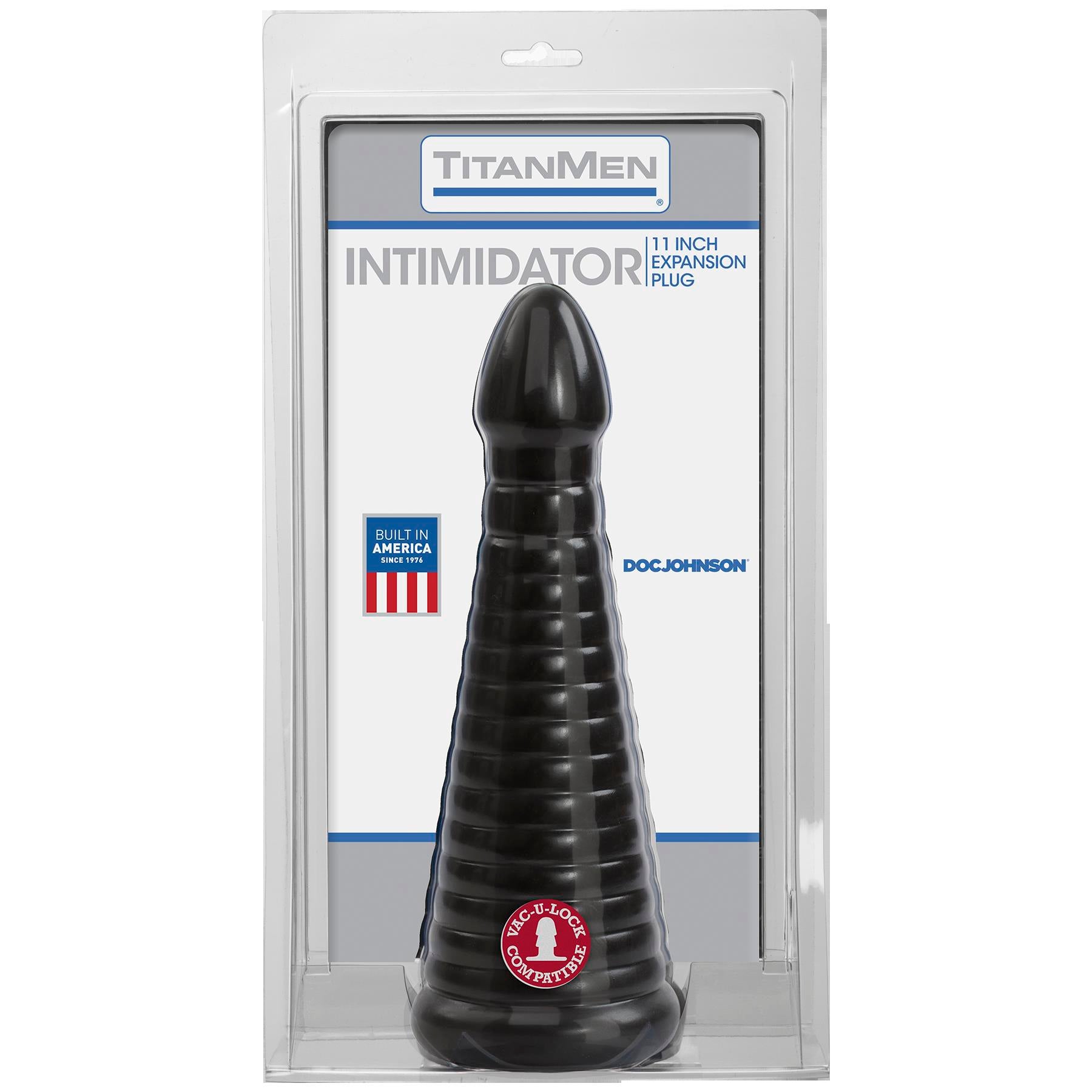 TitanMen Intimidator Black 11 Inch Ribbed Shaft Anal Toy Secondary image