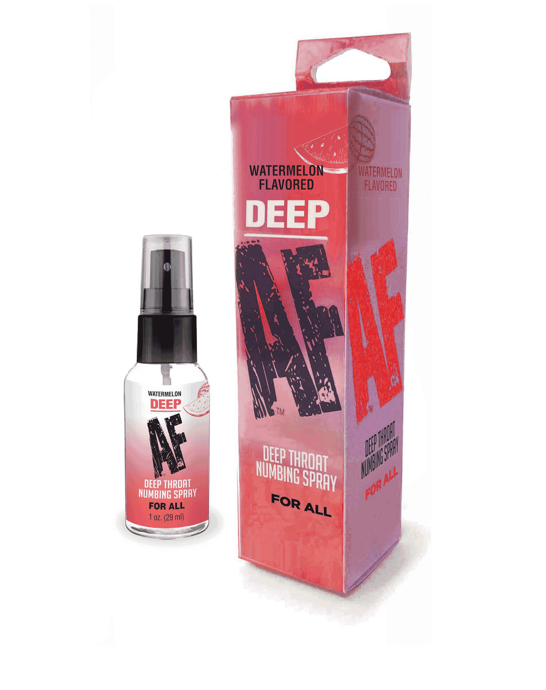 Deep AF Watermelon Flavored Numbing Throat Spray (29 ml) – Deep Throat Spray Default Title > Lube > Oral Gels & Sprays
