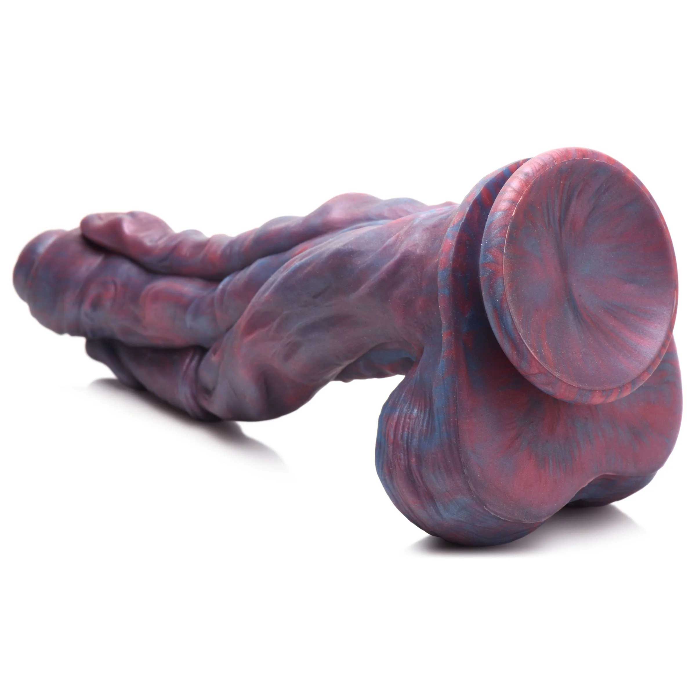 Creature Cocks Hydra (Dark Blue and Red) – 26.9 cm Silicone Dildo > Dildos > Fantasy