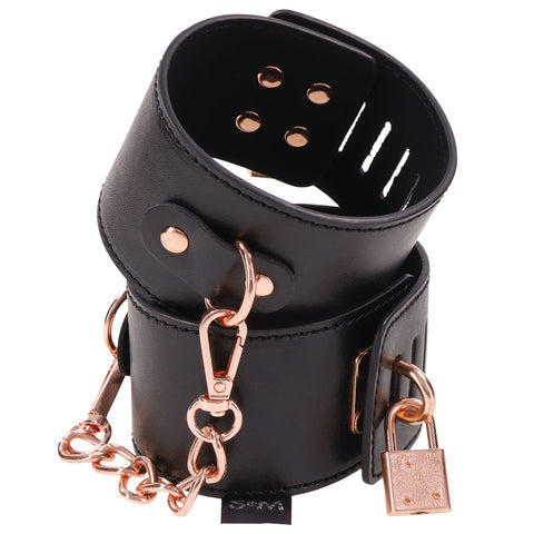 Sex & Mischief Brat Locking Cuffs - Rose Gold Hand Cuffs > Bondage Gear > Restraints