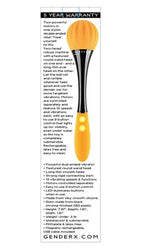 Gender X Sunflower 20 Centimeter Massage Wand Orange > Sex Toys > Massage Wands