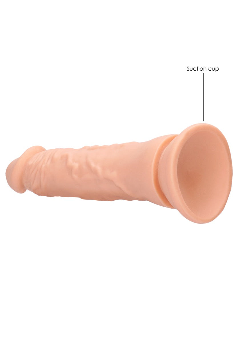 RealRock Realistic 9 Inch Phthalate-Free Silicone Dildo with Veins and Head Design > Dildos > Realistic Dildos