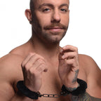 Master Series Cuffed in Fur (Black) – Luxury Fluffy Handcuffs > Bondage Gear > Handcuffs