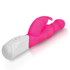 Rabbit Essentials Pleasure Pearls Rabbit Vibrator Hot Pink with Rotating Shaft and Multi-Speed Functions > Vibrators > Ladies > Rabbit Multi
