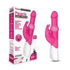 Rabbit Essentials Pleasure Beads Rabbit Vibrator in Hot Pink with Battery and Body-Safe Silicone > Vibrators > Ladies > Rabbit Multi