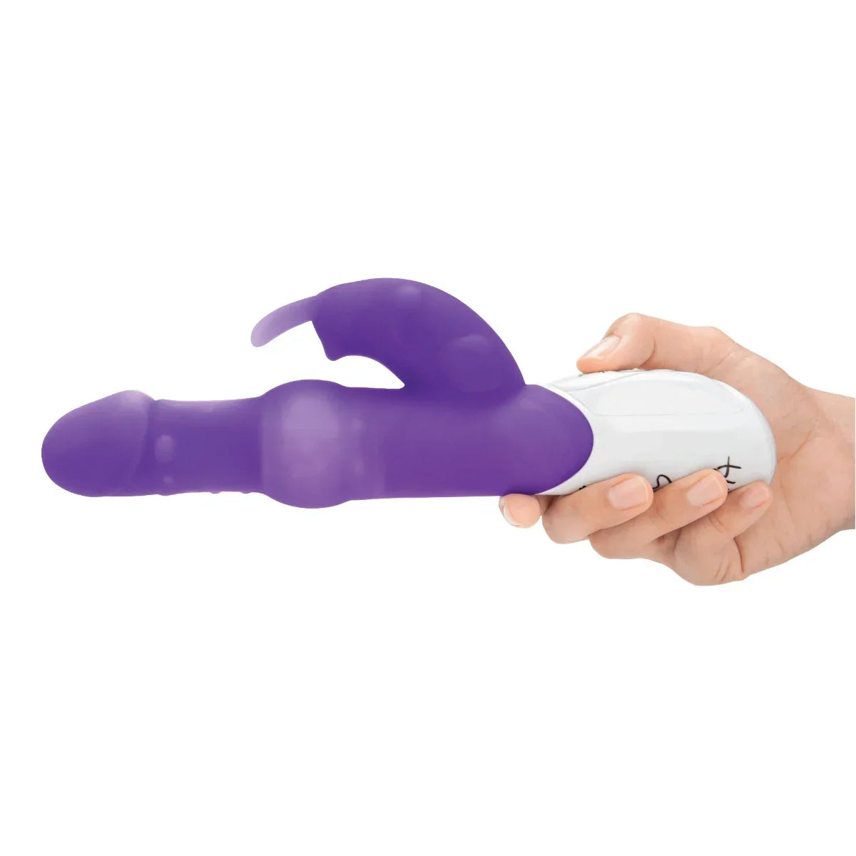 Rabbit Essentials Pleasure Pearls Rabbit Vibrator - Purple