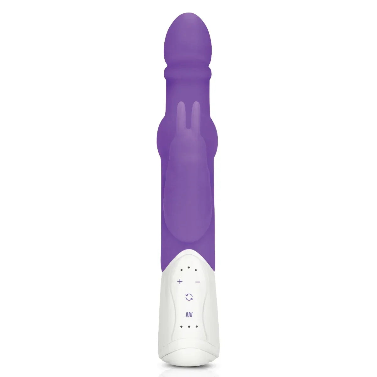 Rabbit Essentials Pleasure Beads Rabbit Vibrator with Satin Storage Bag