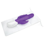 Rabbit Essentials Double Penetration Rabbit Vibrator with Rotating Beads – Rechargeable Silicone > Vibrators > Ladies > Rabbit Multi