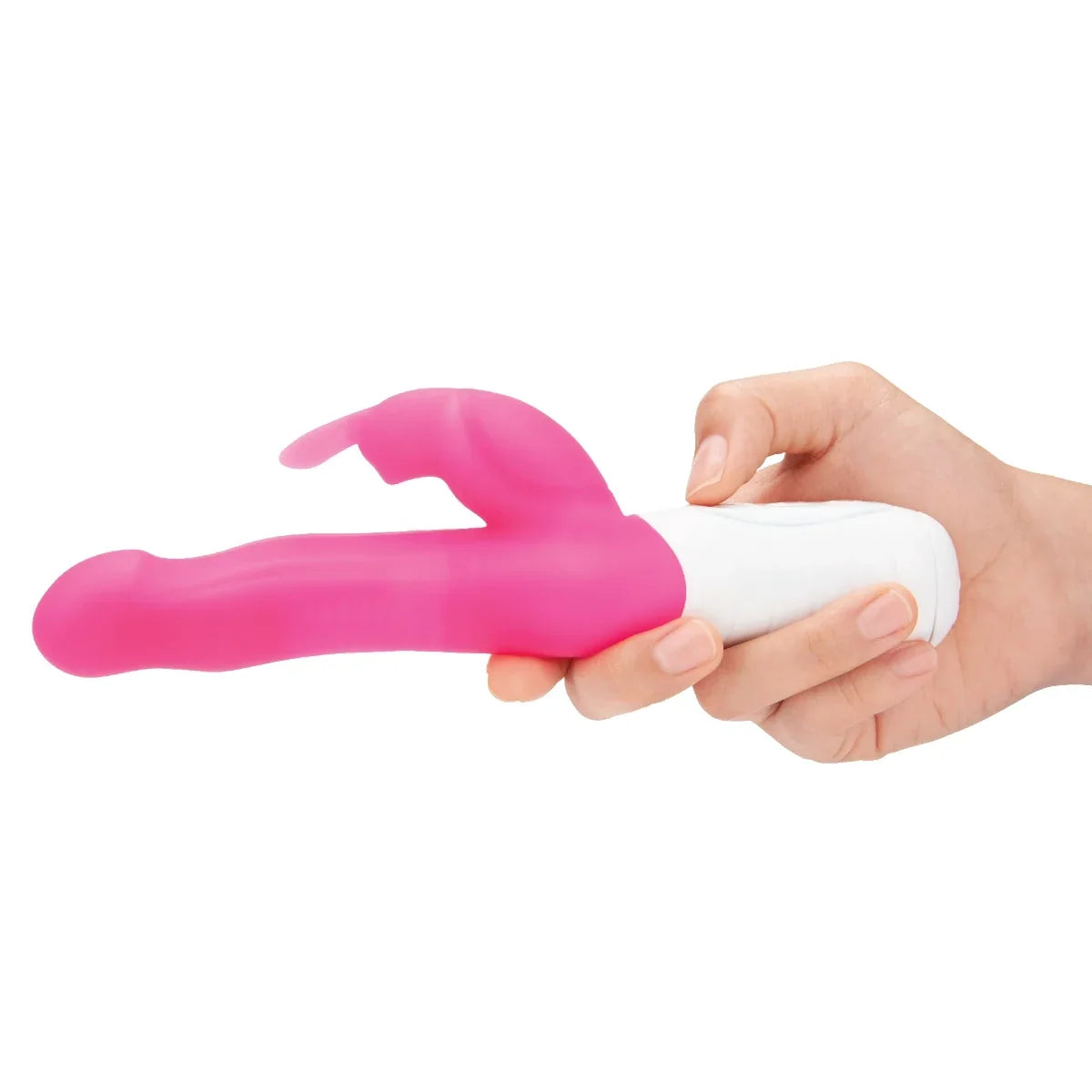 Rabbit Essentials Slim Shaft Rabbit Vibrator – Body-Safe Silicone, Rechargeable > Vibrators > Ladies > Rabbit Multi