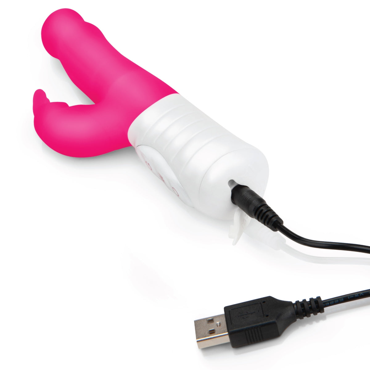 Rabbit Essentials Slim Shaft Rabbit Vibrator – Body-Safe Silicone, Rechargeable > Vibrators > Ladies > Rabbit Multi