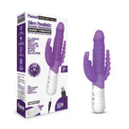Rabbit Essentials Slim Double Penetration Rabbit Vibrator - Purple