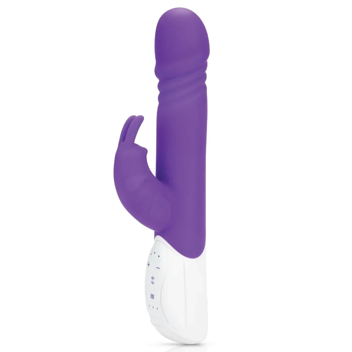Rabbit Essentials Thrusting Rabbit Vibrator - Purple