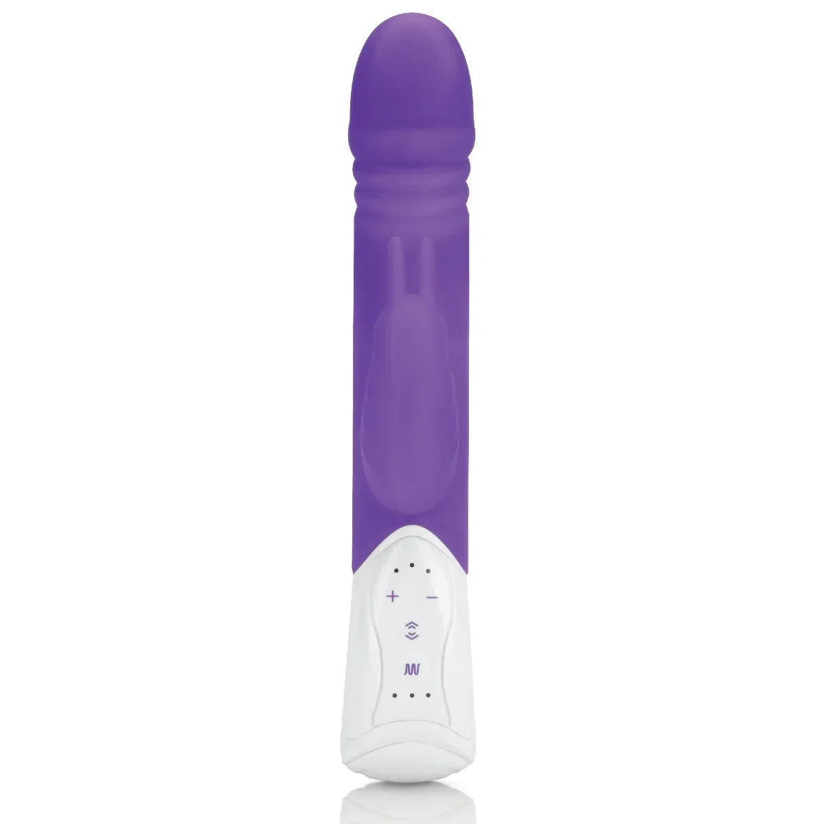 Rabbit Essentials Thrusting Rabbit Vibrator - Purple