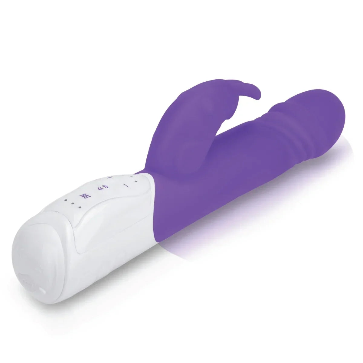 Rabbit Essentials Thrusting Rabbit Vibrator - Purple