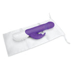 Rabbit Essentials Thrusting Rabbit Vibrator - Purple