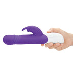Rabbit Essentials Thrusting Rabbit Vibrator - Purple