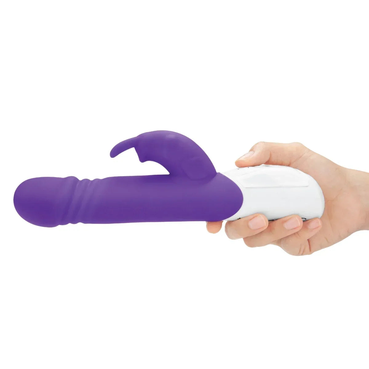 Rabbit Essentials Thrusting Rabbit Vibrator - Purple