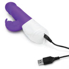 Rabbit Essentials Thrusting Rabbit Vibrator - Purple