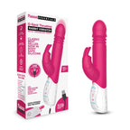 Rabbit Essentials G-Spot Thrusting Rabbit Vibrator Hot Pink with Ultra-Soft Silicone and Throbbing Shaft > Vibrators > Ladies > Rabbit Multi