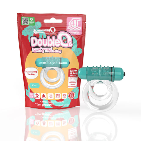 Double O 6 4T High Pitch Treble (Kiwi) > Cock Ring > Vibrating