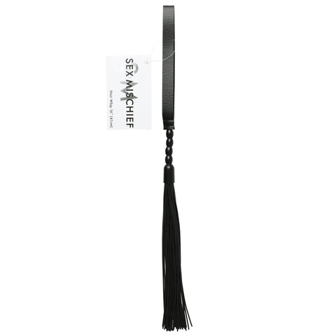 Sex and Mischief Noir Whip Adult Toy for Sensual Exploration Whips & Paddles