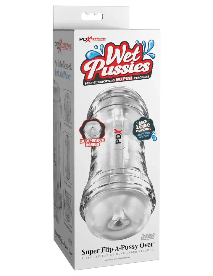 Pdx Extreme Wet Pussies Super Flip – Self-Lubricating Dual-Ended Stroker Secondary image
