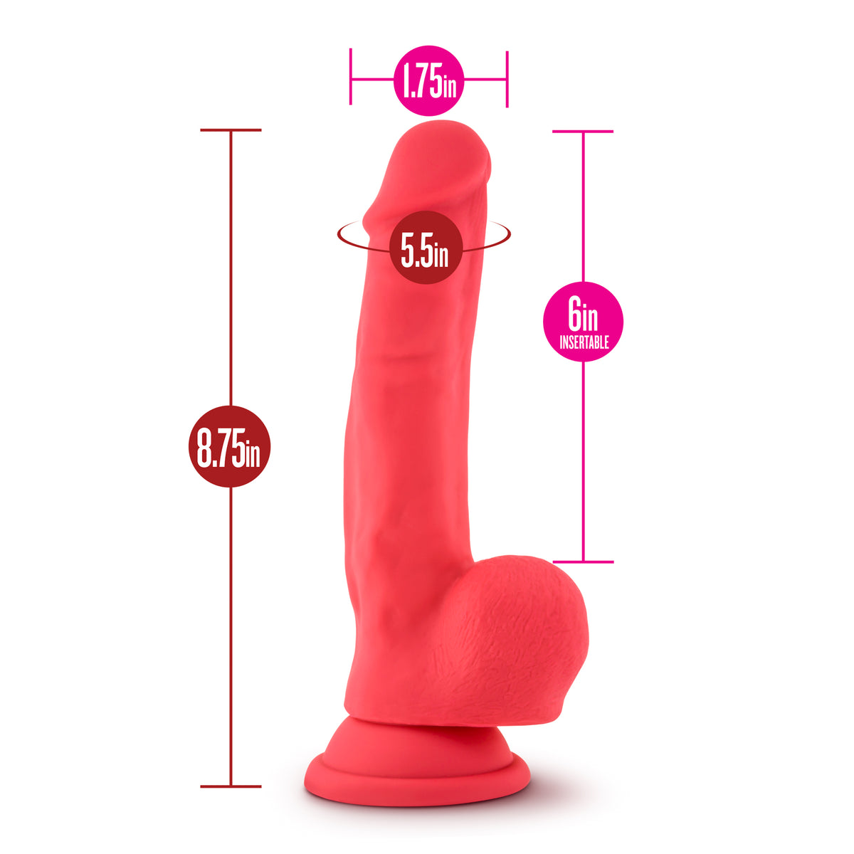 Ruse Shimmy Cherise Dong 6 Inch Realistic Dildo > Dildos > Realistic Dildos