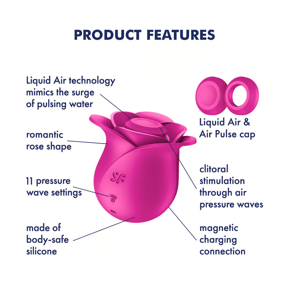 Satisfyer Pro 2 Modern Blossom – Air Pulse Rose Stimulator Vibrator > Sex Toys For Ladies > Rose Stimulators