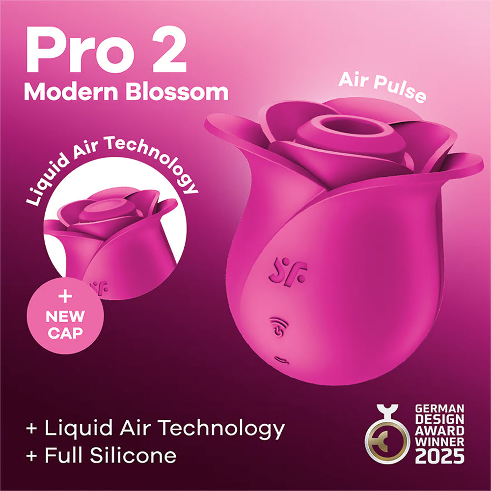 Satisfyer Pro 2 Modern Blossom – Air Pulse Rose Stimulator Vibrator > Sex Toys For Ladies > Rose Stimulators