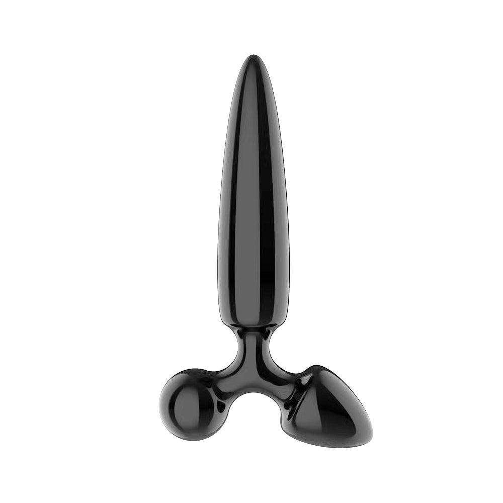 Satisfyer Triple Crystal 1 – Borosilicate Glass Dildo 21 cm with Two Smaller Plugs > Glass > Dildos
