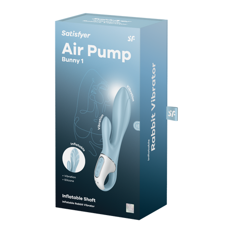 Satisfyer Air Pump Bunny 1 - Inflatable Rabbit Vibrator 8 Inch > Vibrators > Ladies > Rabbit