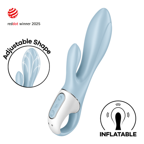 Satisfyer Air Pump Bunny 1 - Inflatable Rabbit Vibrator 8 Inch > Vibrators > Ladies > Rabbit