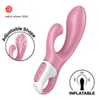 Satisfyer Air Pump Bunny 2 Inflatable Vibrator 15mm Silicone Rechargeable > Vibrators > Ladies > Rabbit Multi