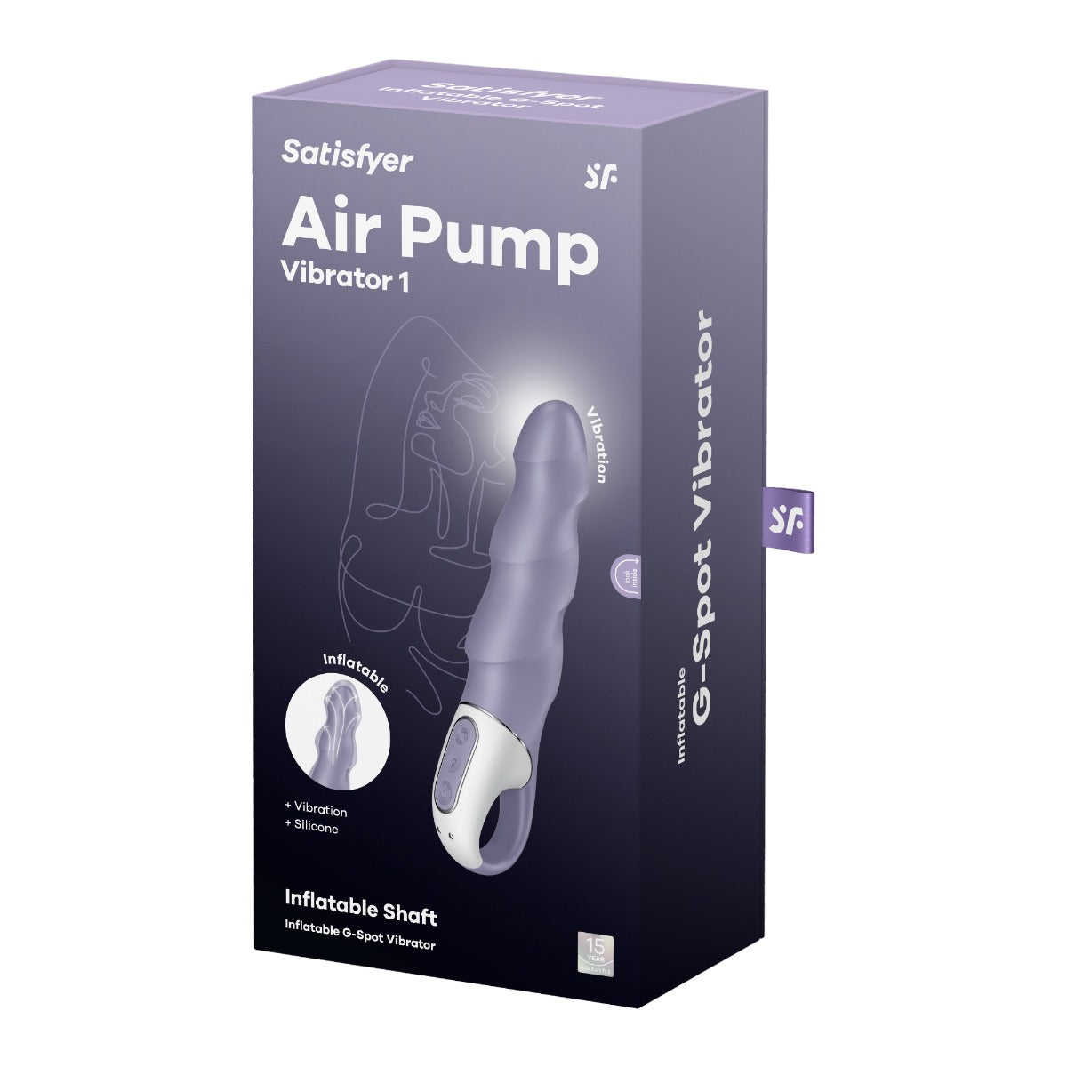 Satisfyer Air Pump Vibrator 1 – Inflatable G-Spot Vibrator with Looped Handle > Sex Toys For Ladies > G-Spot Vibrators