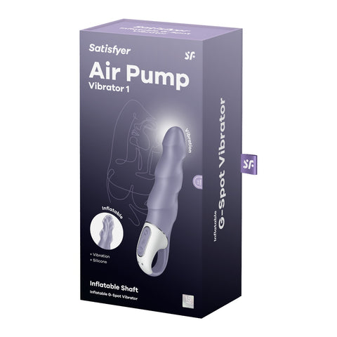 Satisfyer Air Pump Vibrator 1 Lilac Inflatable > Sex Toys For Ladies > G-Spot Vibrators