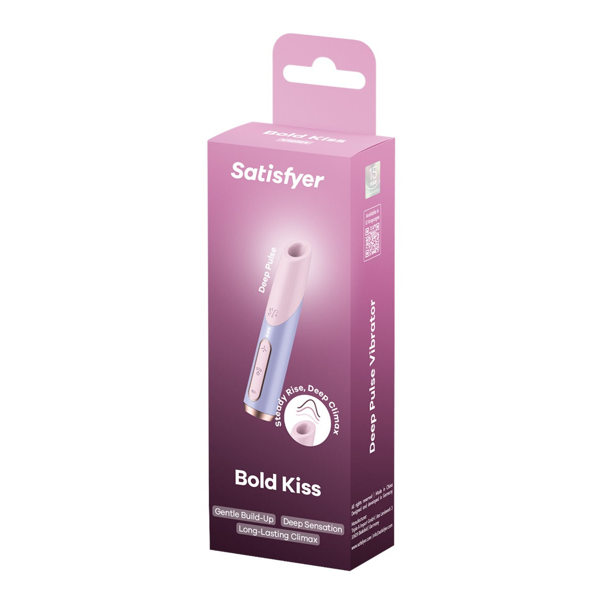 Satisfyer Bold Kiss Travel-Sized Clitoral Massager > Vibrators > Mini Vibrators