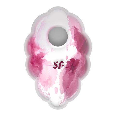 Satisfyer Cloud Dancer Red Compact Silicone Vibrator > Sex Toys For Ladies > Air Pulsation