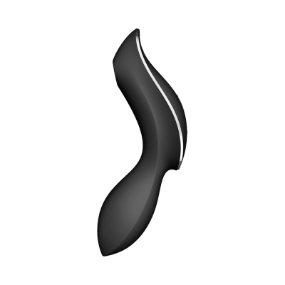 Satisfyer Curvy Trinity 2 Insertable Air Pulse Vibrator in Black > Vibrators > Unconventional