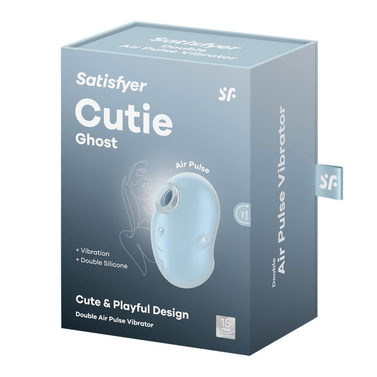 Satisfyer Cutie Ghost - Blue Air Pulse Vibrator > Sex Toys For Ladies > Air Pulsation