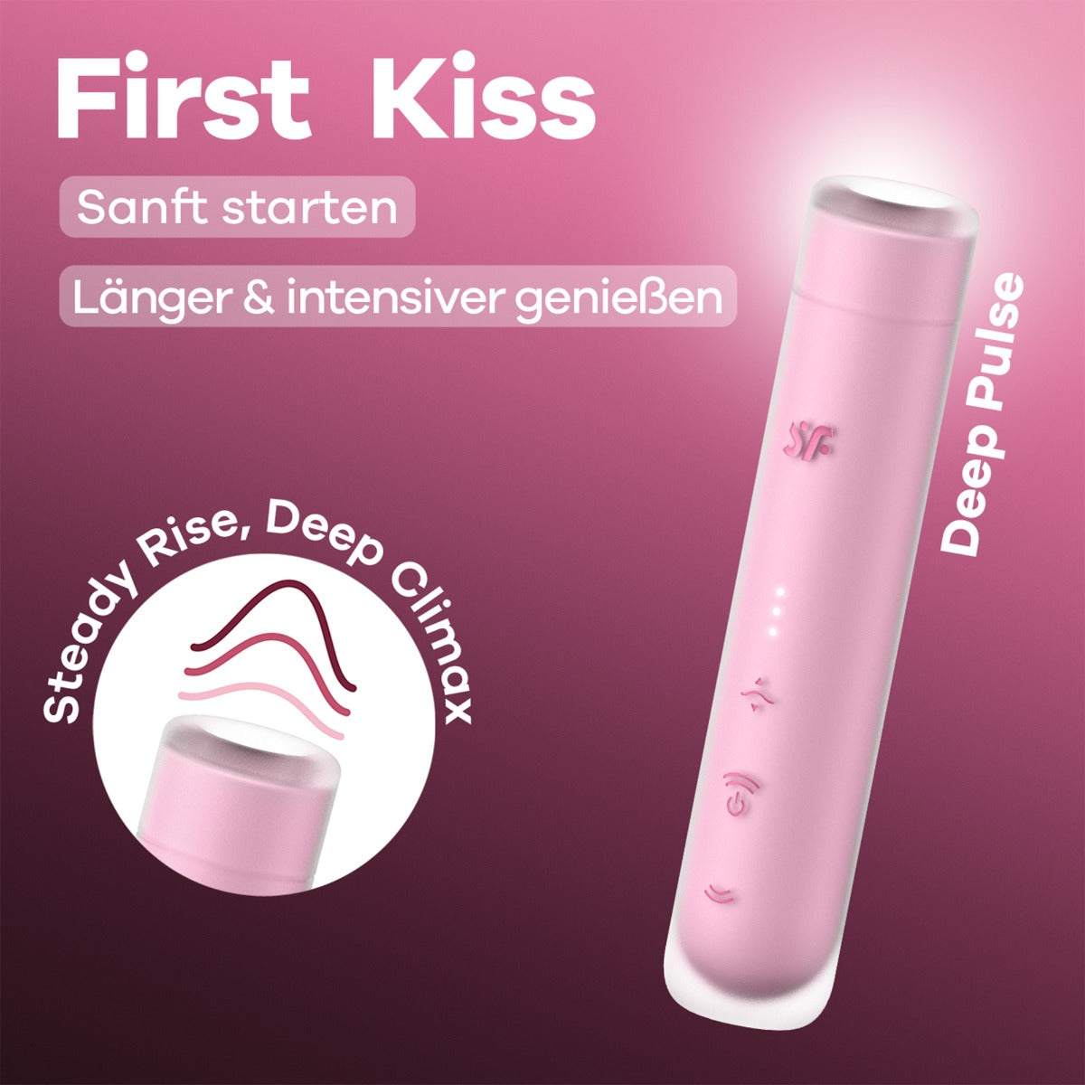 Satisfyer First Kiss Travel Size Clitoral Massager > Sex Toys For Ladies > Air Pulsation