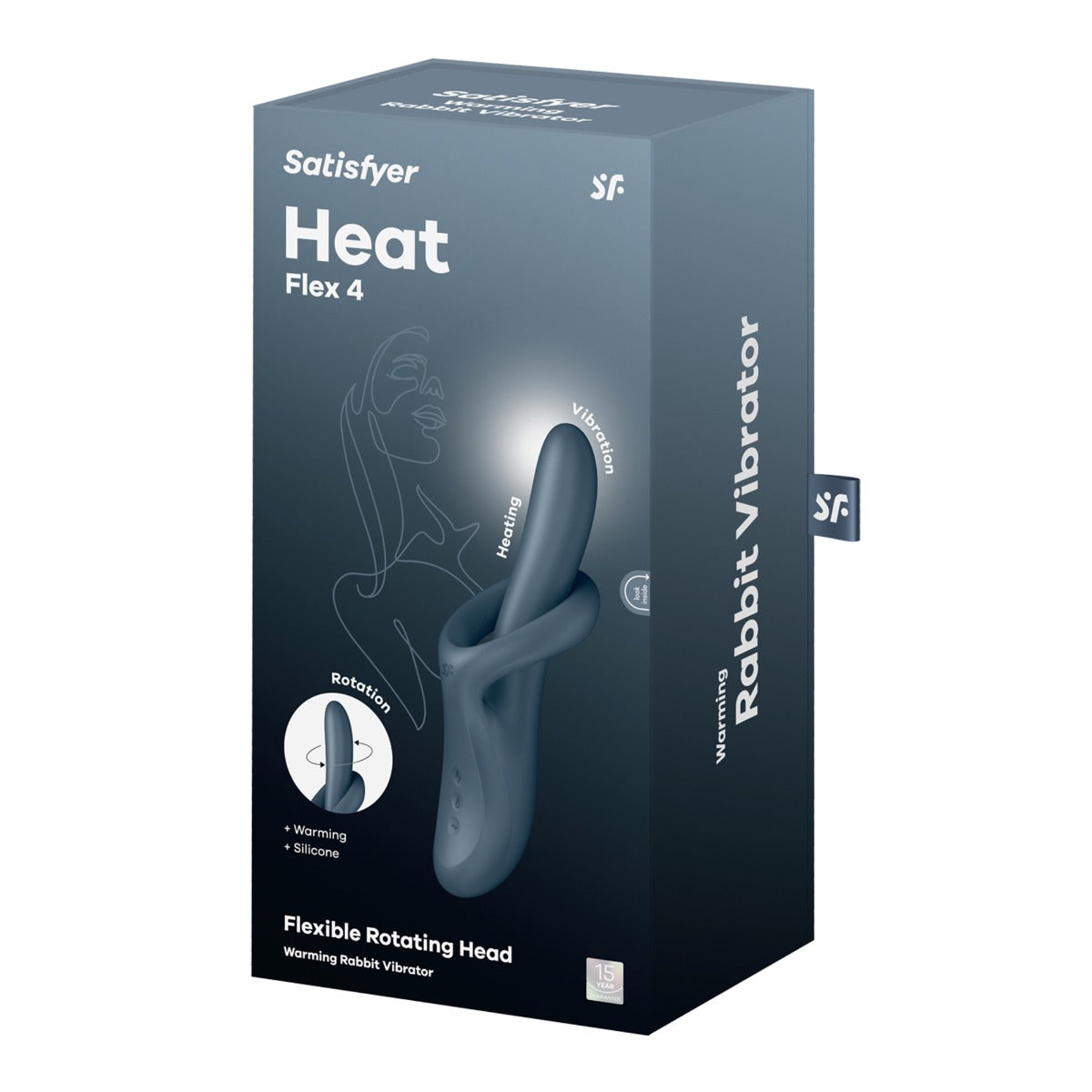 Satisfyer Heat Flex 4 Heating Vibrator – Rechargeable Silicone Vibrator with Heating Function > Sex Toys For Ladies > G-Spot Vibrators
