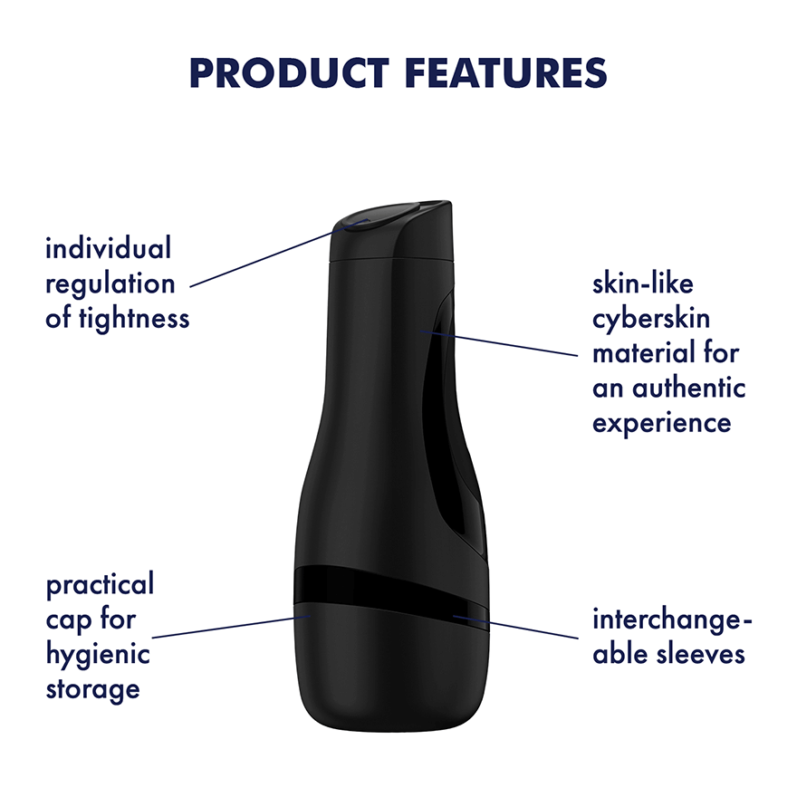 Satisfyer Men Classic Masturbator Sleeve – Discreet, Portable Male Masturbator > Sex Toys For Men > Masturbators > Manual